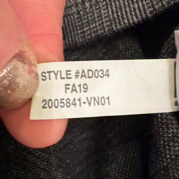 NWOT Madewell Wide-Sleeve Mock Neck Top in Glen Plaid Size Medium - Picture 11 of 14